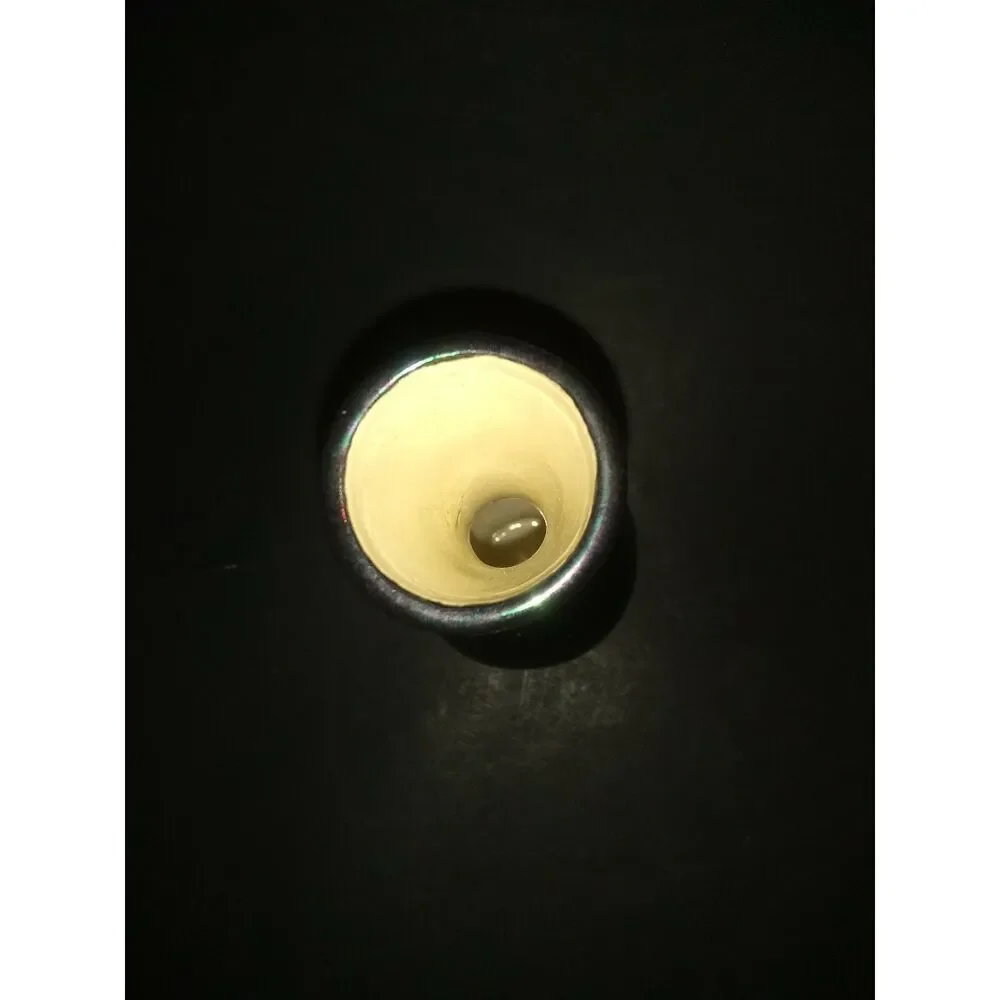 Handpainted Opulent Water Color Ceramic Bud Vase